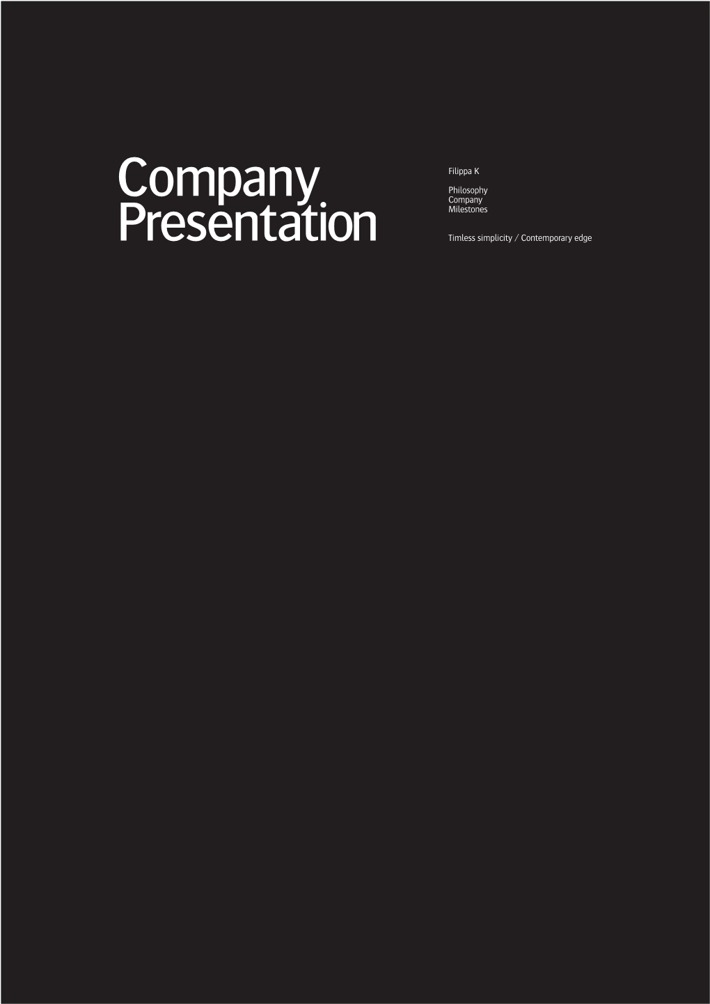 Company Presentation