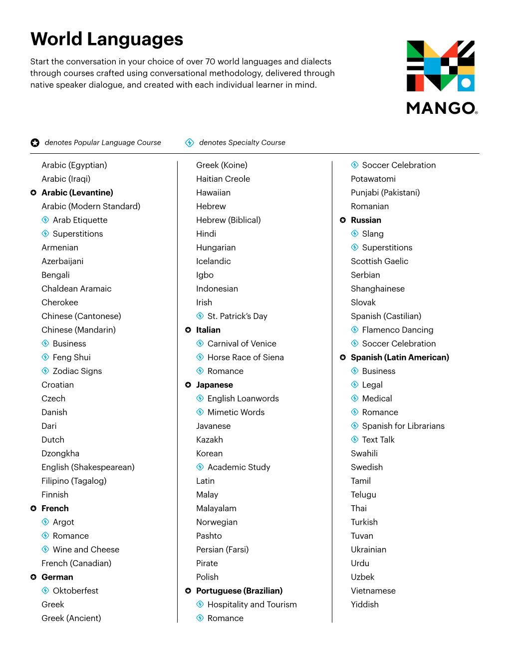 World Languages