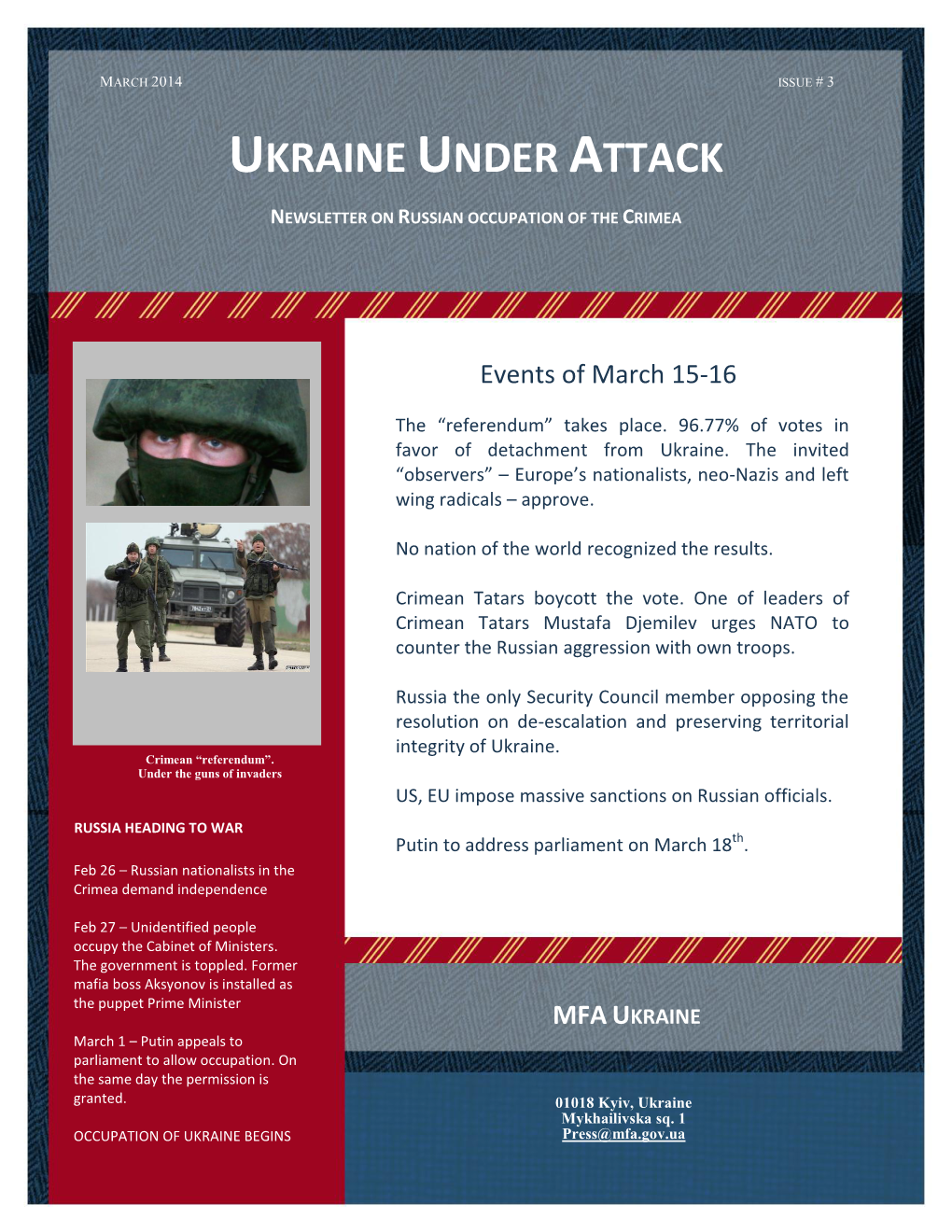 Ukraine Under Attack