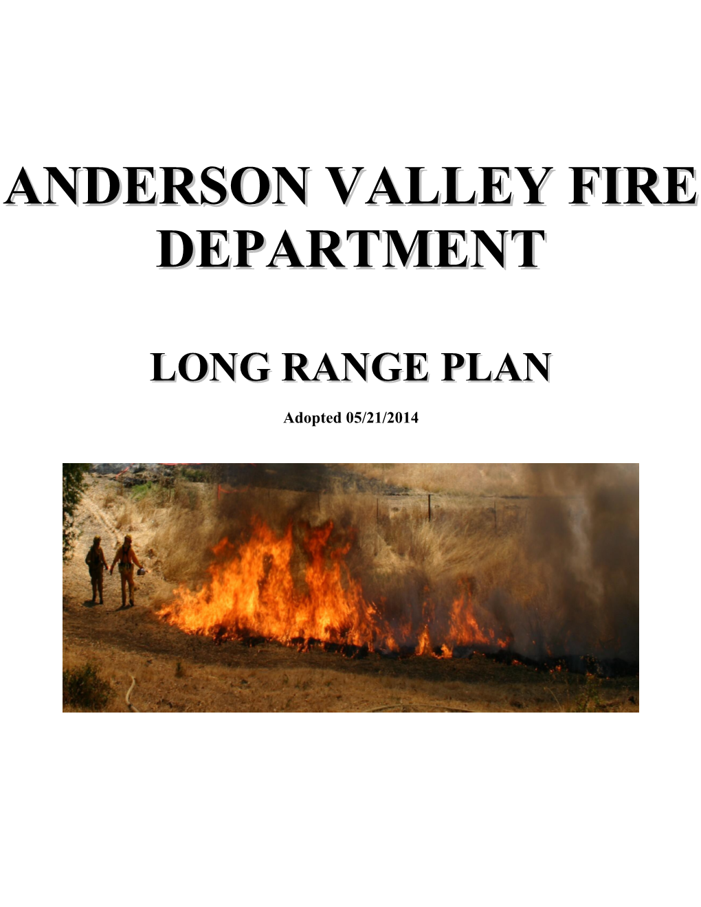 Anderson Valley Fire Department