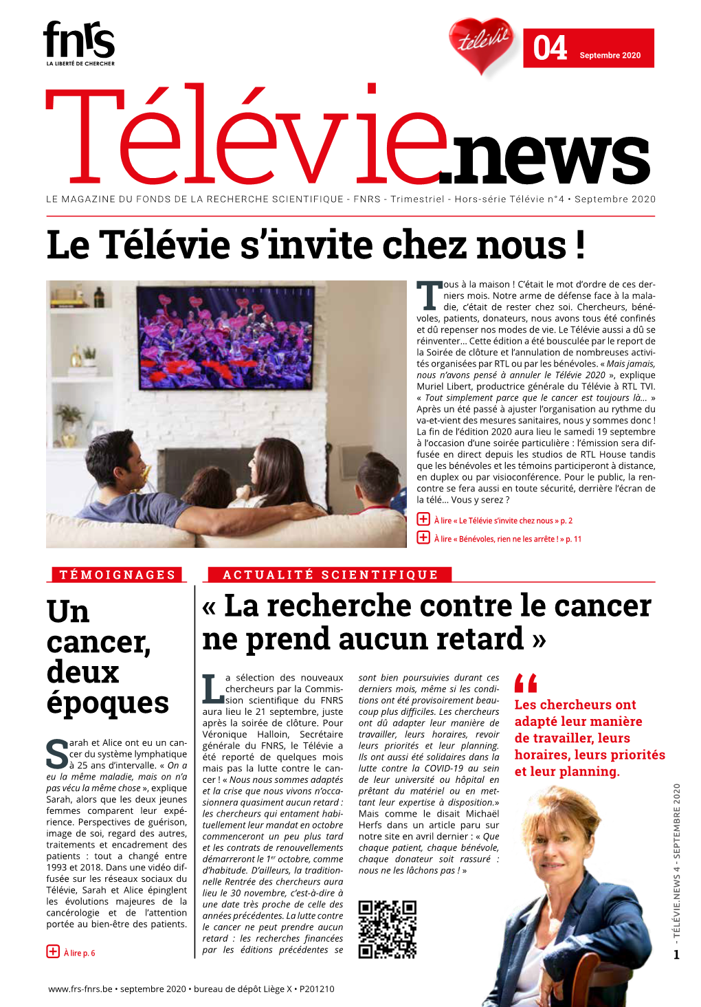 Télévie News Septembre 2020