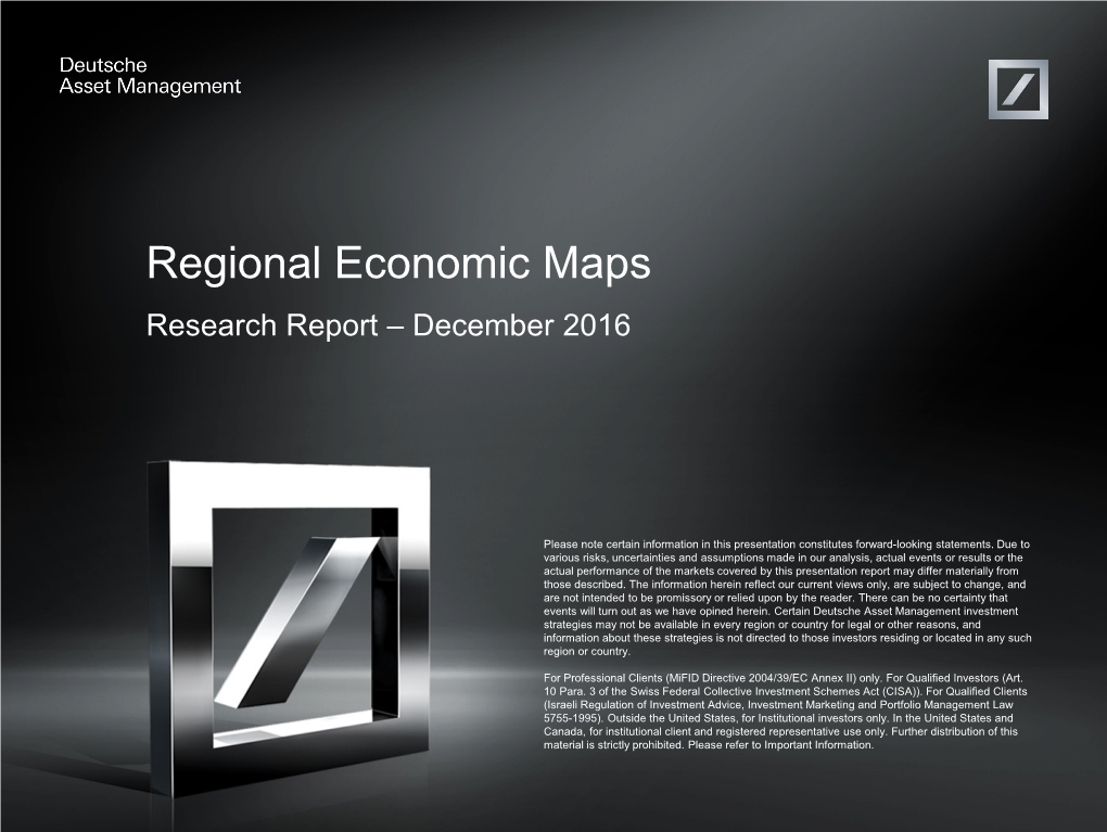 Regional Economic Maps Research Report – December 2016