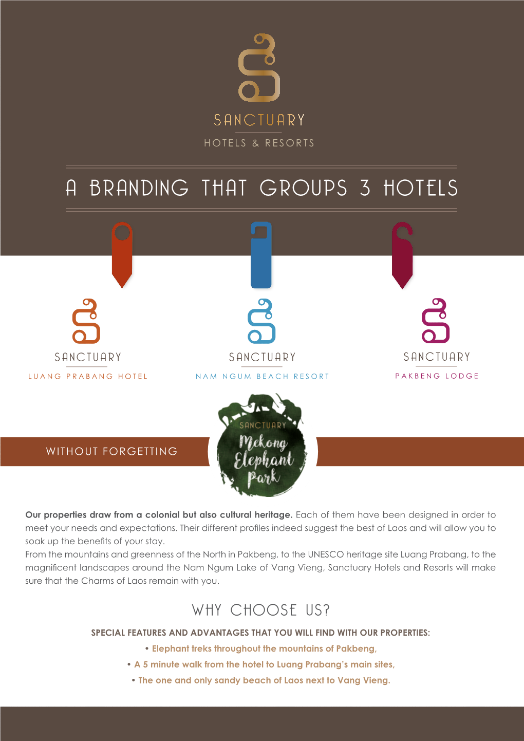 A Branding That Groups 3 Hotels