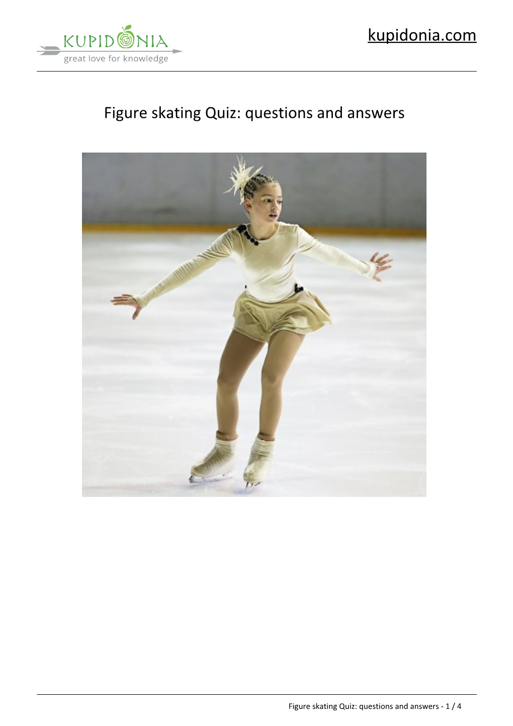 Figure Skating Quiz: Questions and Answers