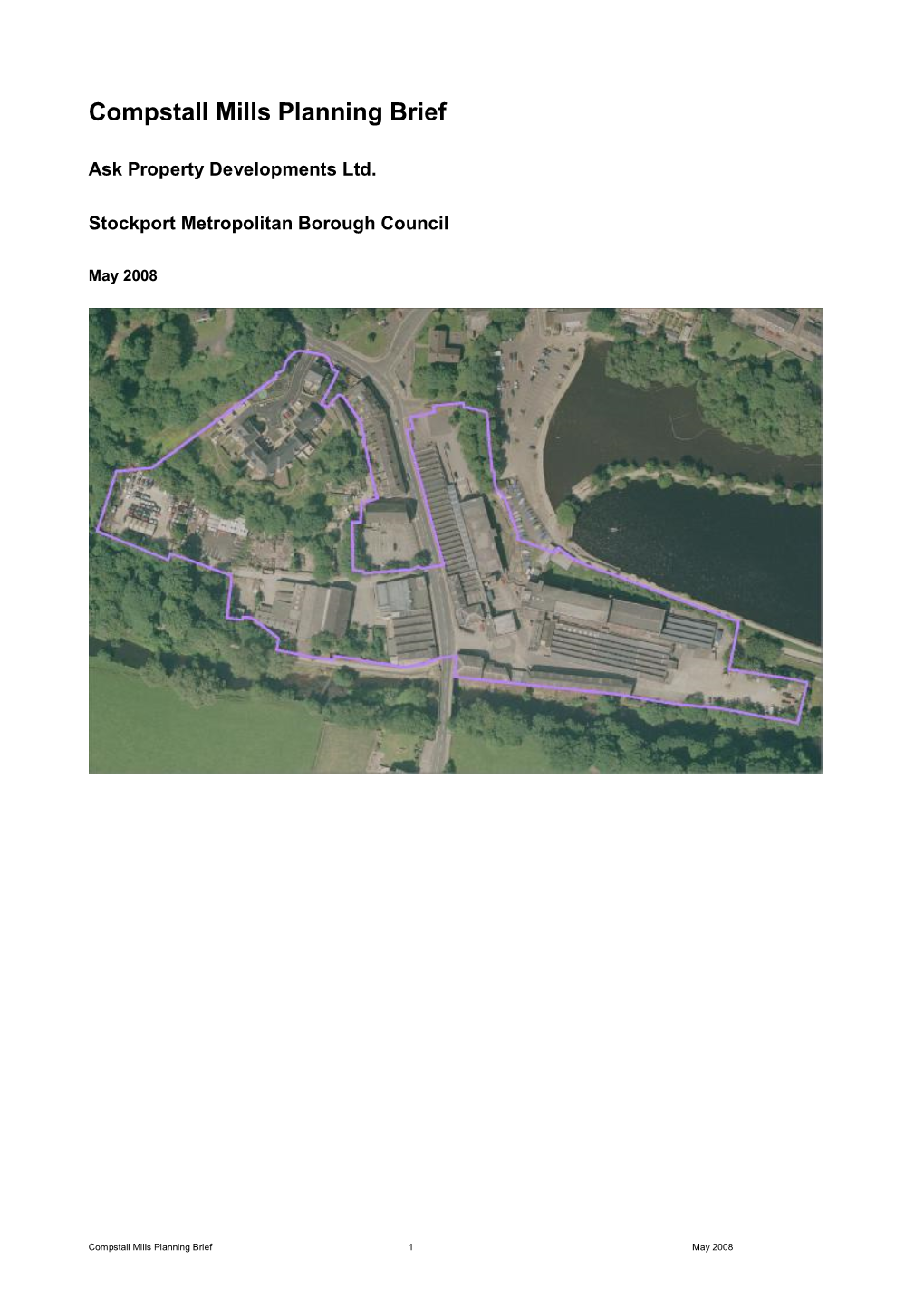 Compstall Mills Approved Planning Brief