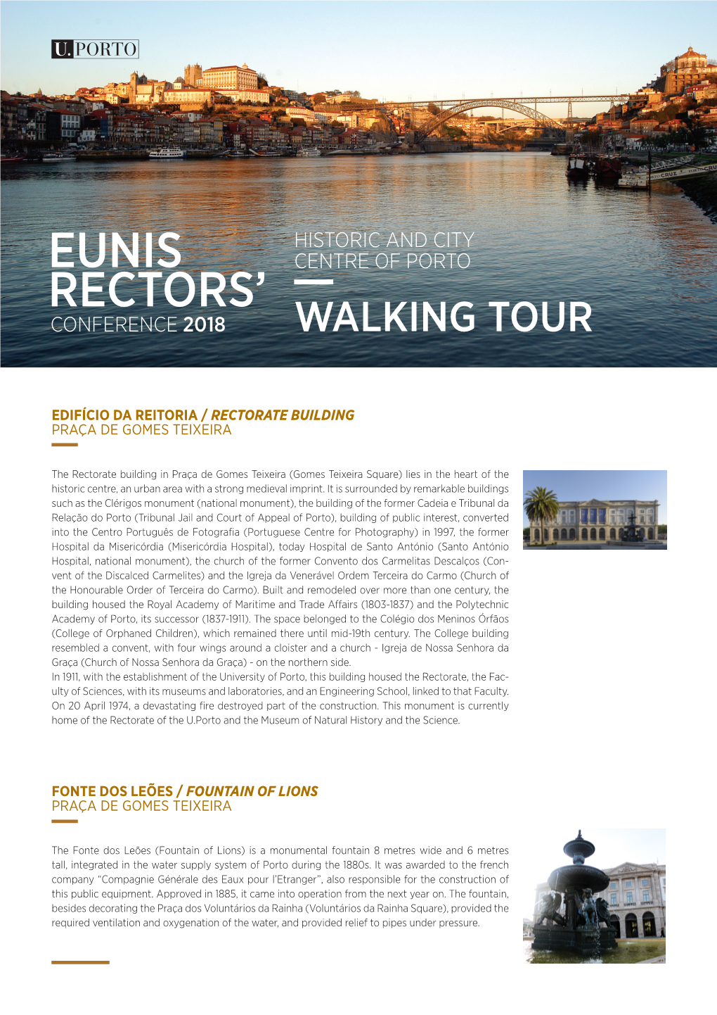 EUNIS 2018 Rectors' Conference Walking Tour