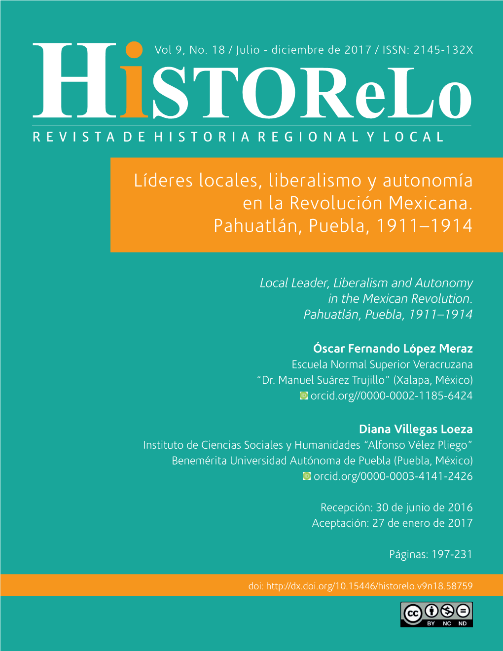 Líderes Locales, Liberalismo Y Autonomía En La Revolución Mexicana