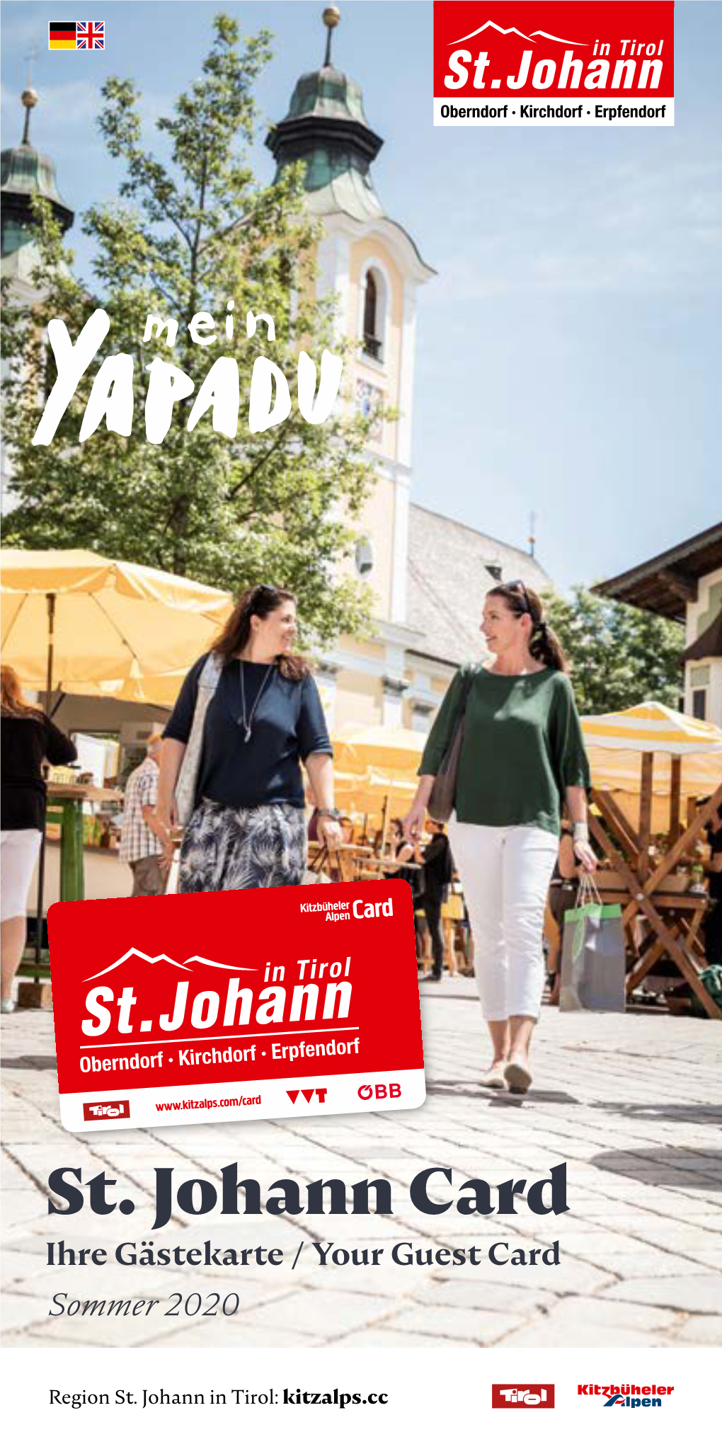 St. Johann Card Ihre Gästekarte / Your Guest Card Sommer 2020