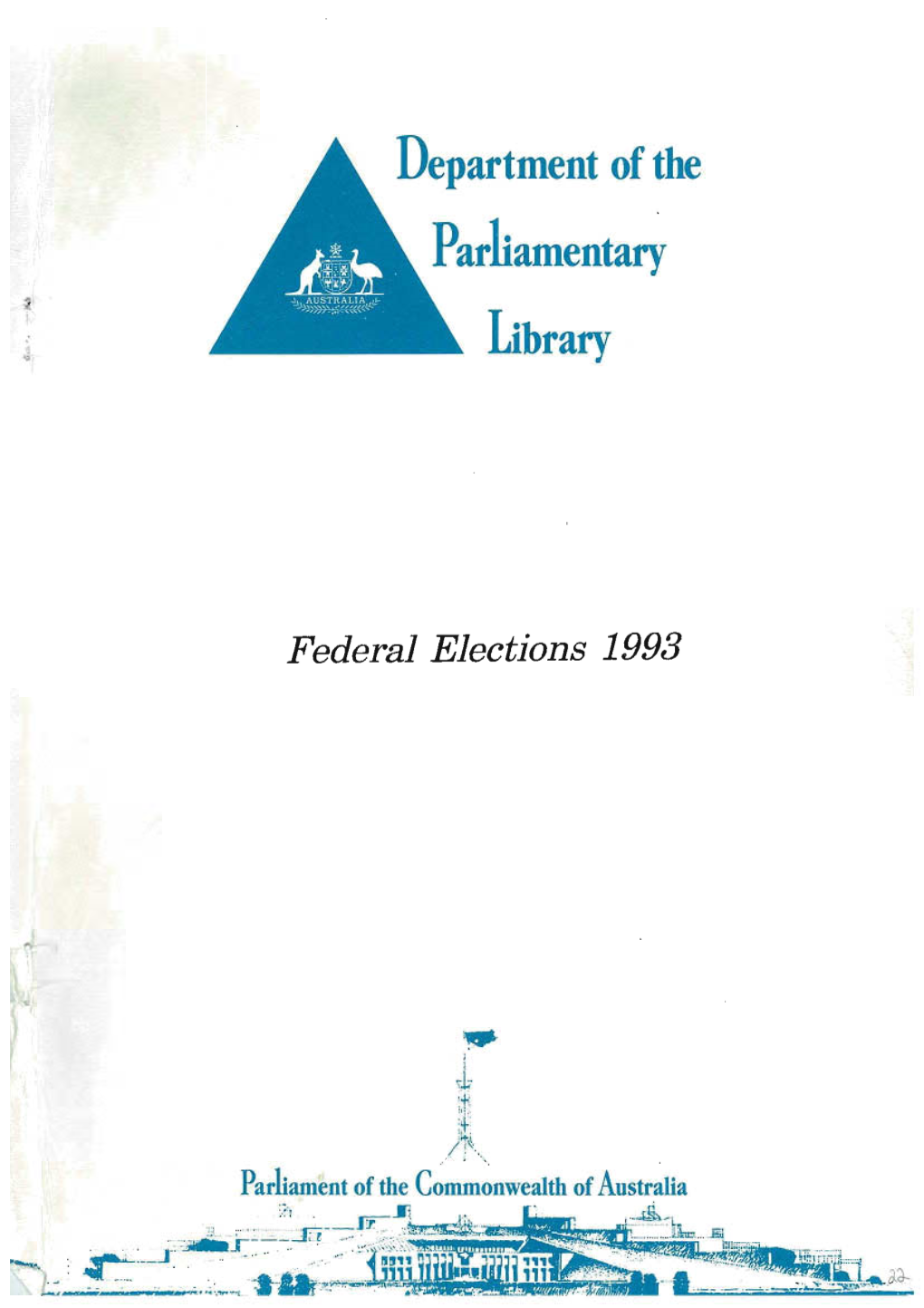 Federal Elections 1993