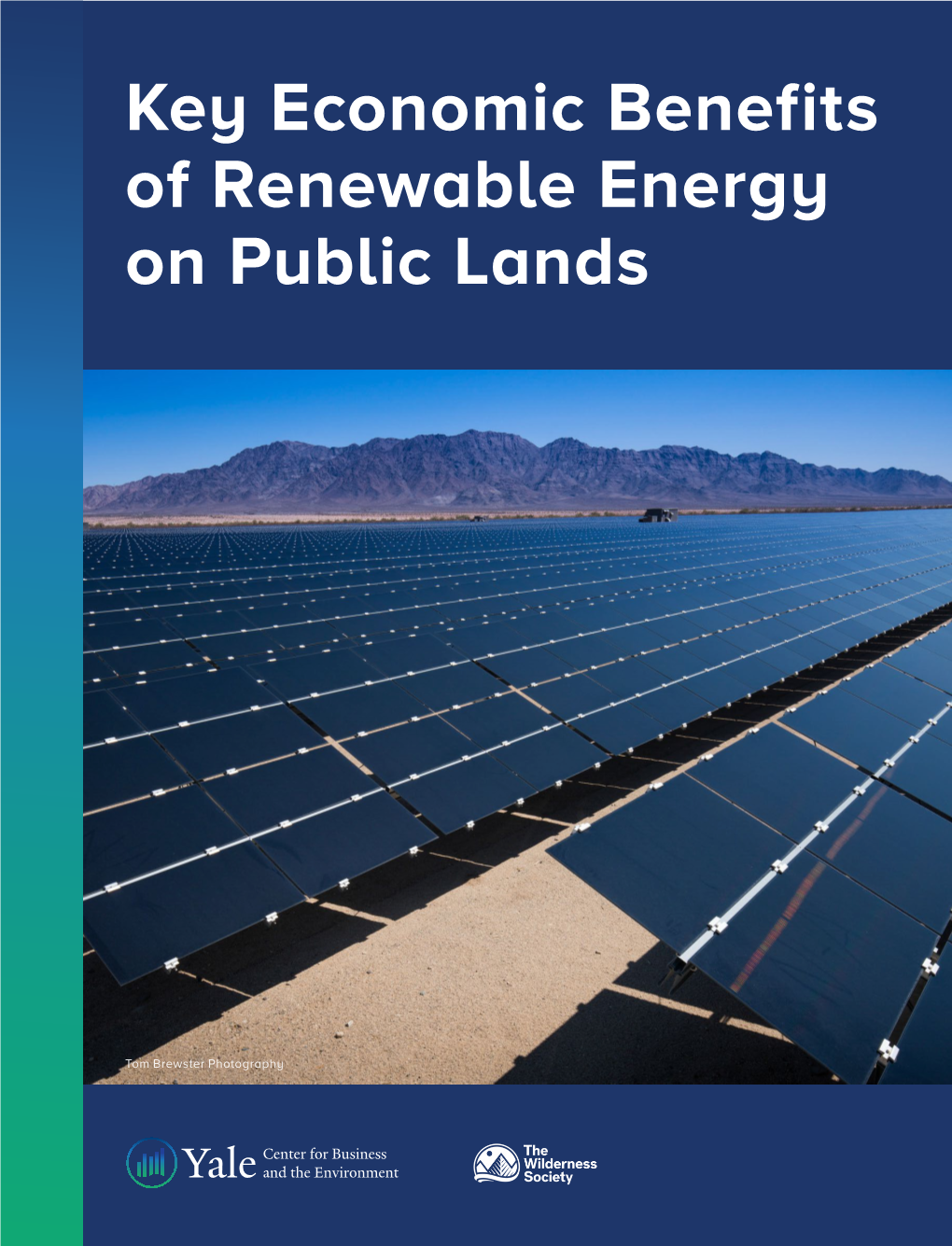 Key Economic Benefits of Renewable Energy on Public Lands