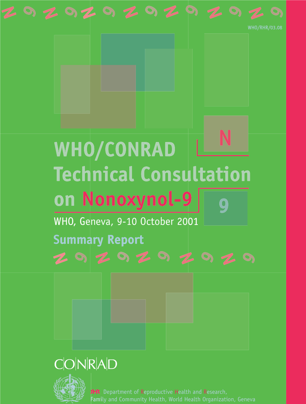 CONRAD Technical Consultation on Nonoxynol-9