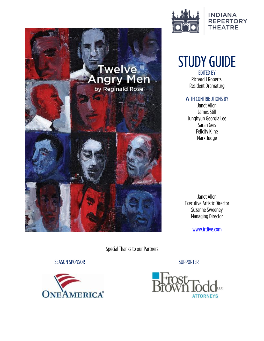 Twelve Angry Men by Reginald Rose a Young Man’S Life Hangs in the Balance As a Trial Jury Meets Behind Closed Doors to Debate His Guilt Or Innocence