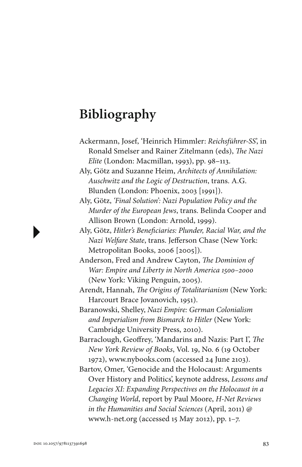 Bibliography