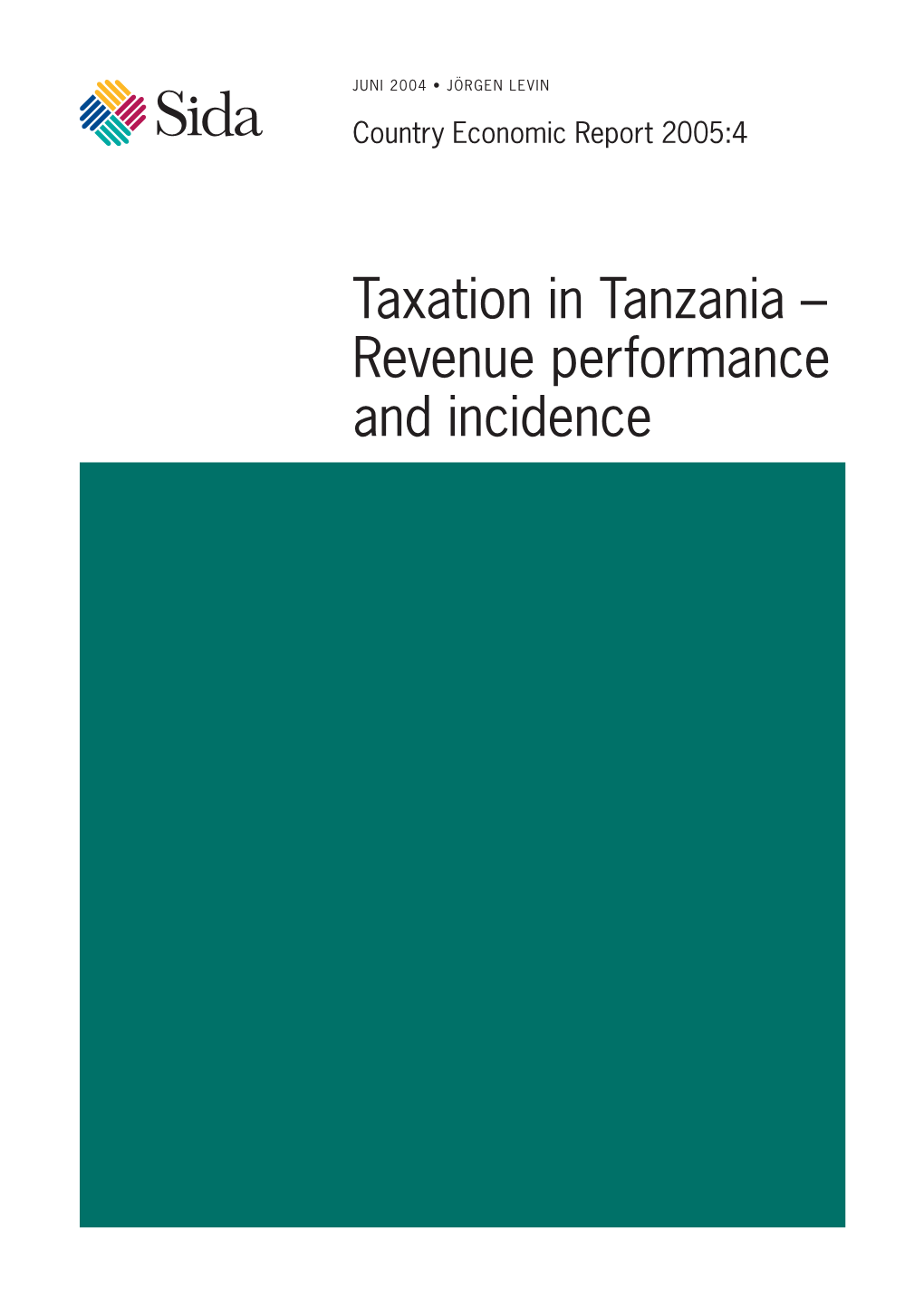 Taxation in Tanzania – Revenue Performance and Incidence