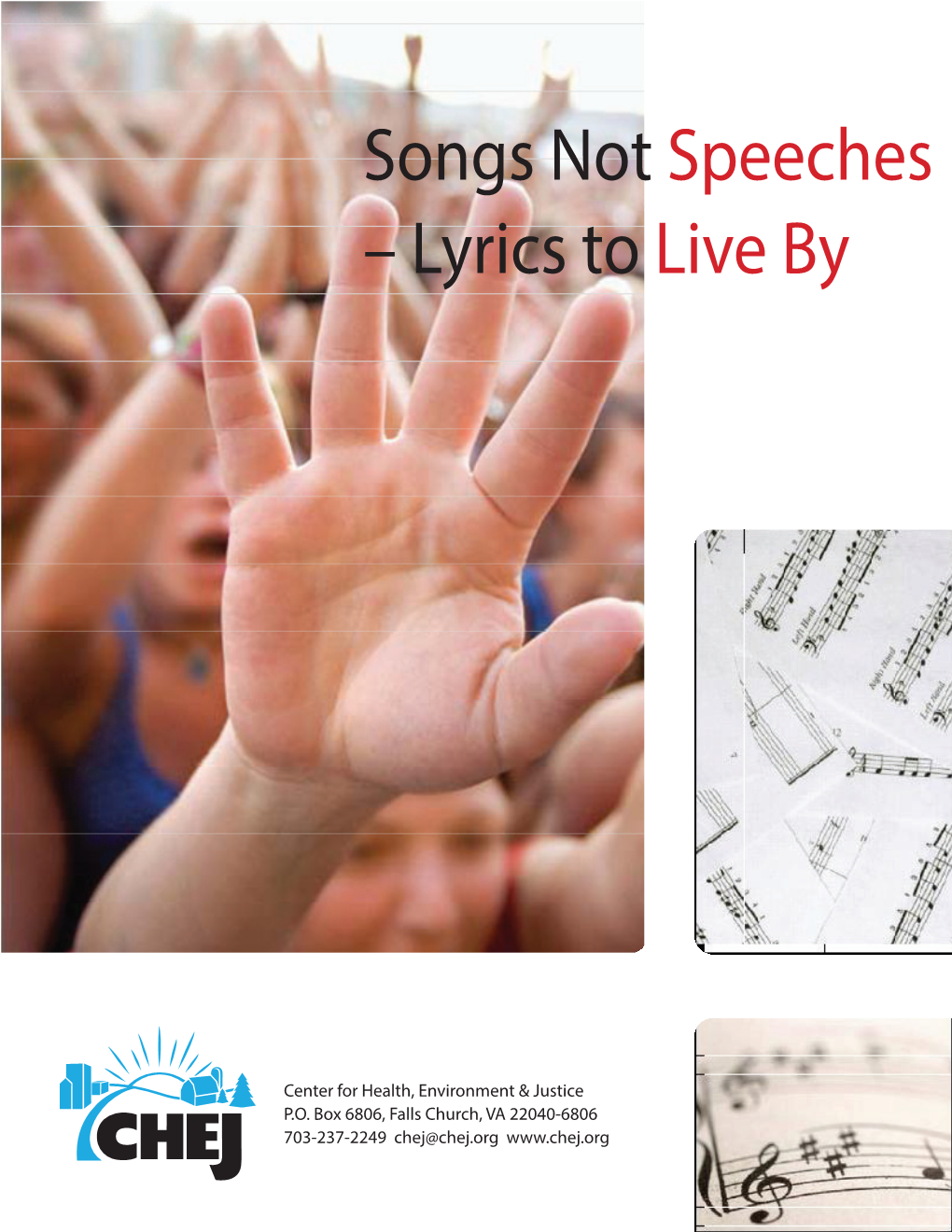 Songs Not Speeches – Lyrics to Live By