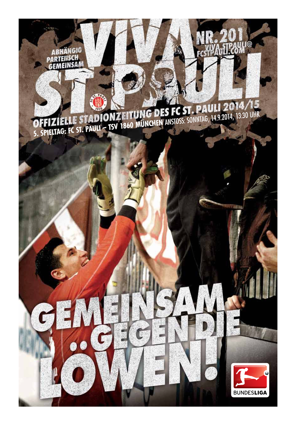 5. Spieltag: FC St. Pauli – Tsv 1860 München Anstoss