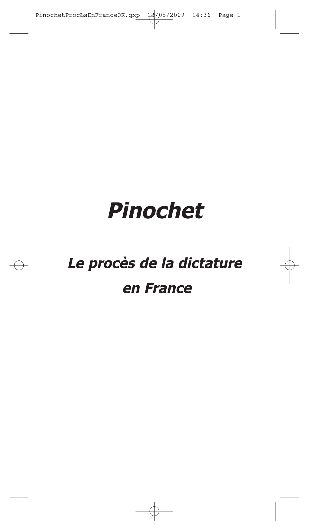 Pinochetprocłsenfranceok.Qxp 13/05/2009 14:36 Page 1