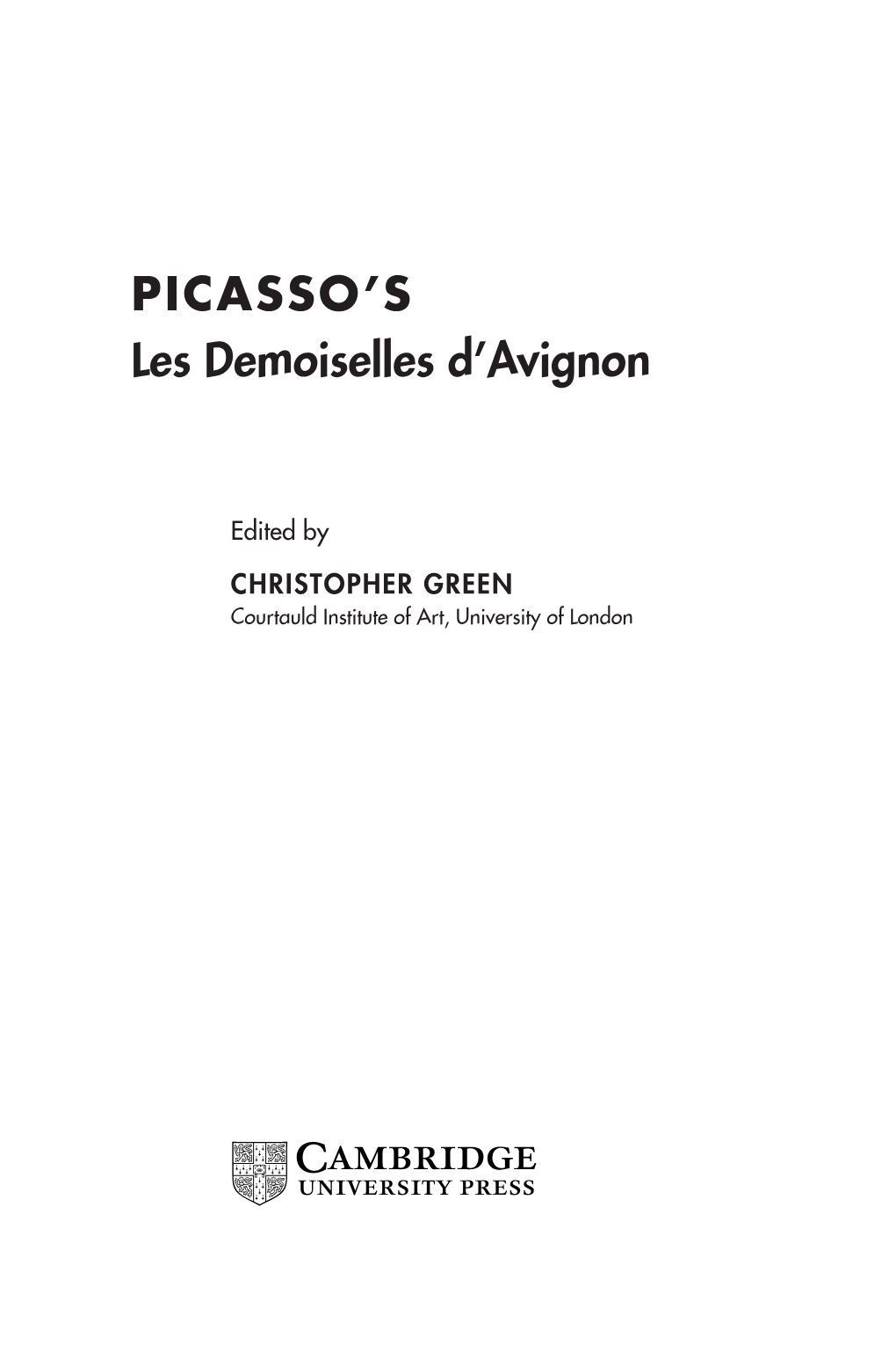 PICASSO's Les Demoiselles D'avignon