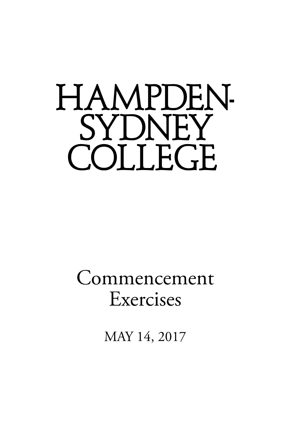 Commencement Exercises