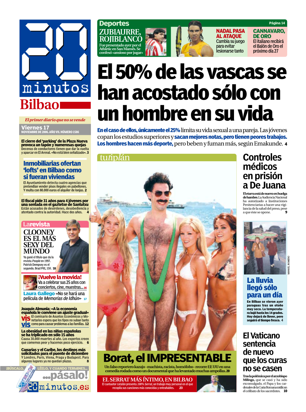 Borat, El IMPRESENTABLE Que Los Curas ¡BÚSCALO, LÉELO, Y CUANDO TERMINES