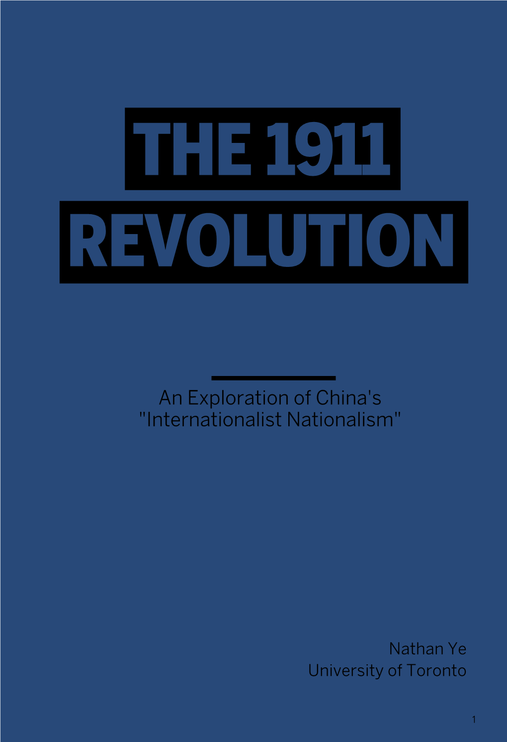The 1911 Revolution