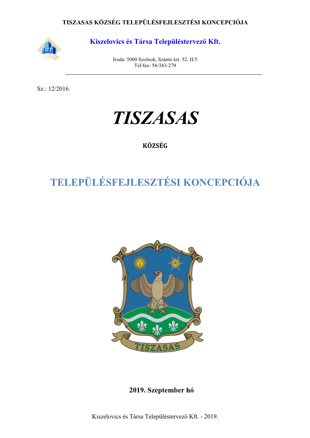 Településfejlesztési Koncepciója