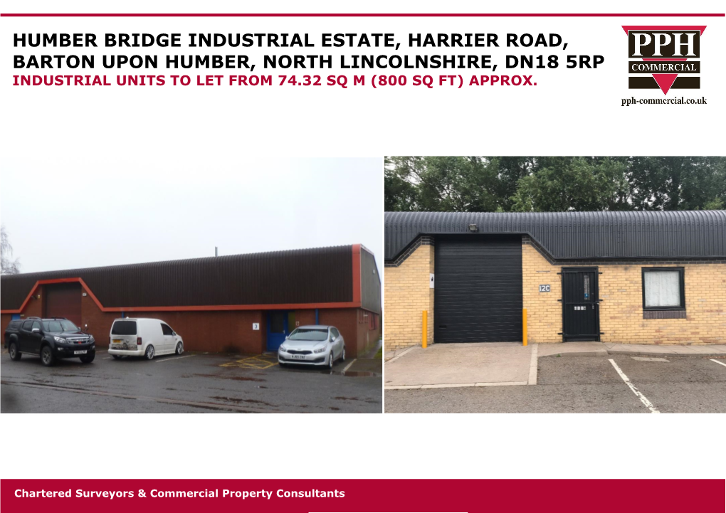 Humber Bridge Industrial Estate, Harrier Road, Barton Upon Humber, North Lincolnshire, Dn18
