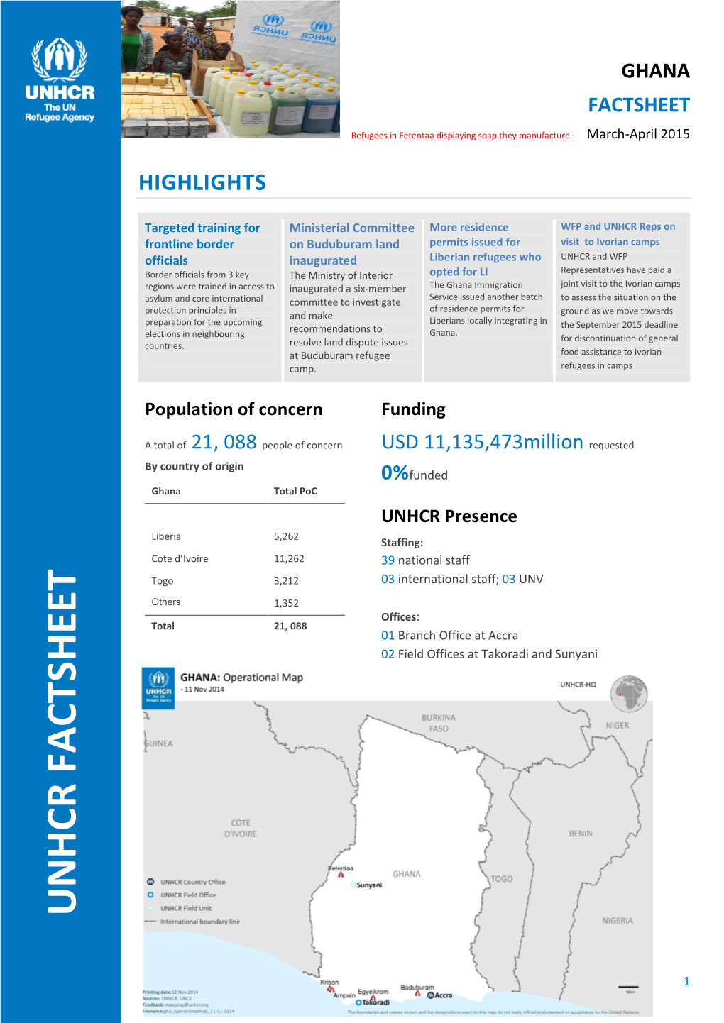 Unhcr Factsheet Unhcr