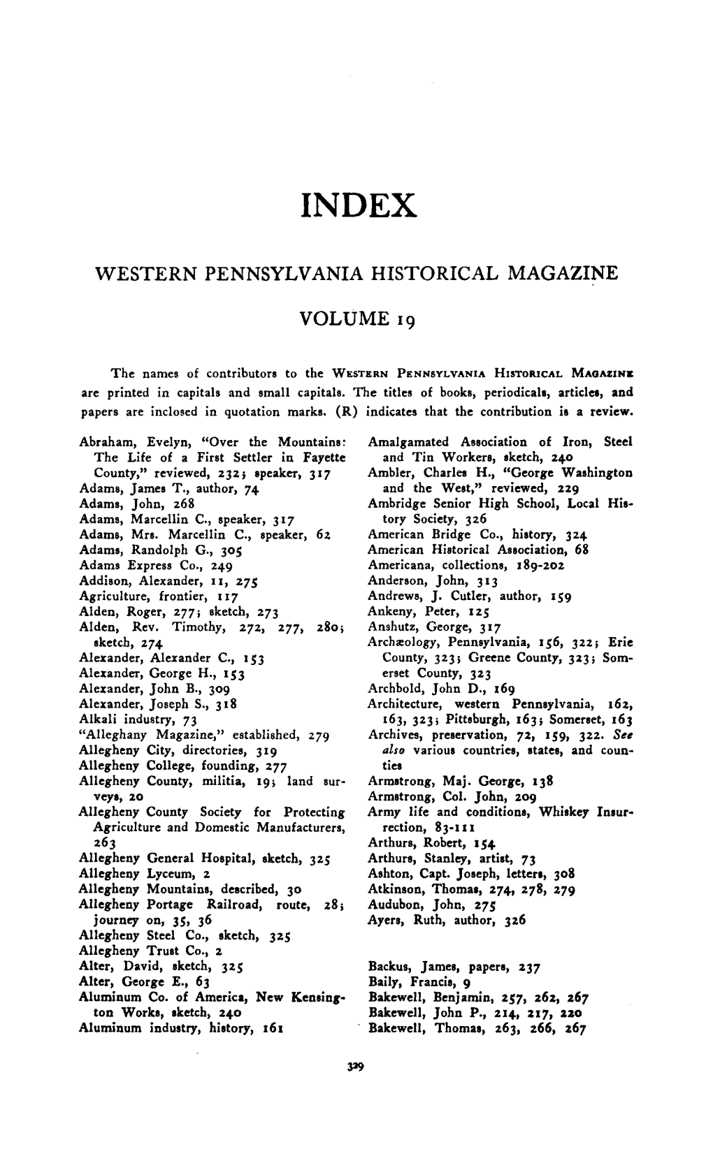 Western Pennsylvaniahistorical