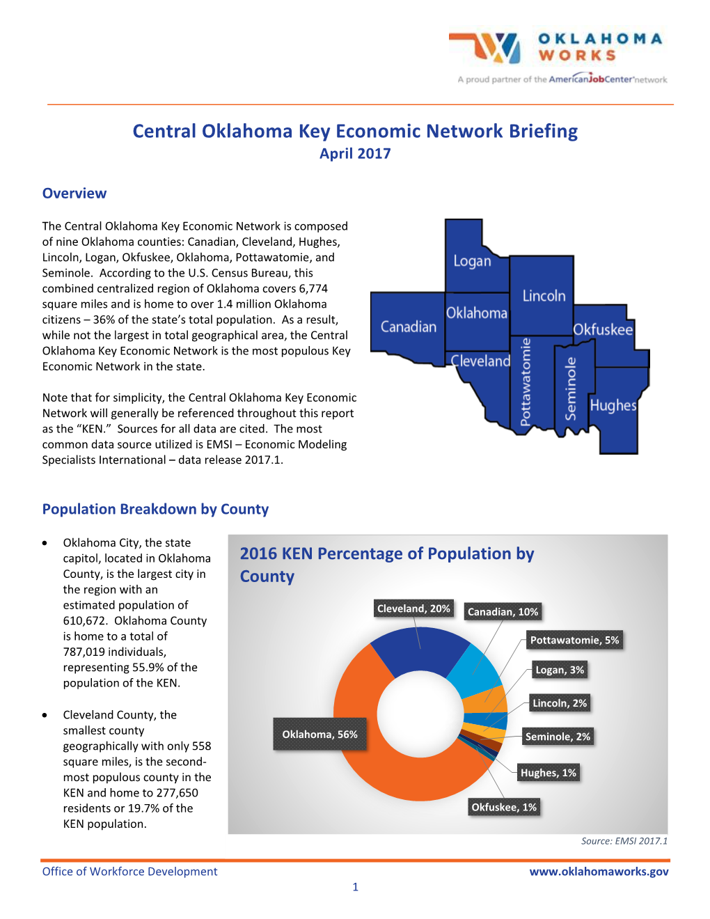 Central Oklahoma Key Economic Network Briefing April 2017