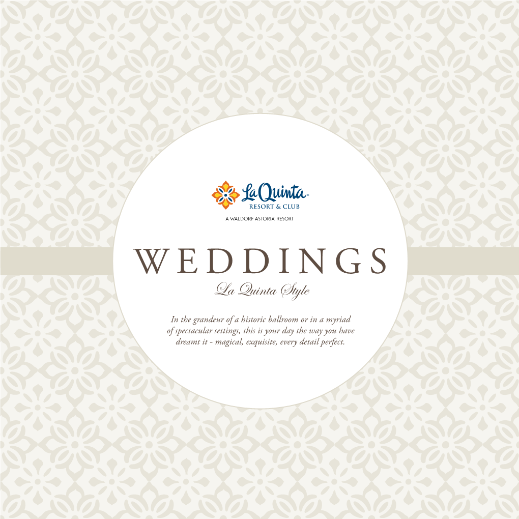 View Wedding Brochure