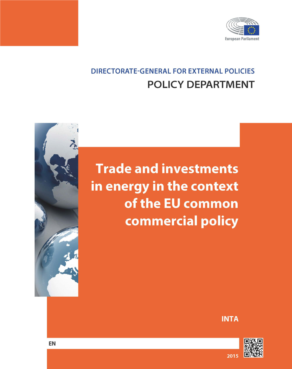 Trade and Investments in Energy in the Context of the EU Common Commercial Policy