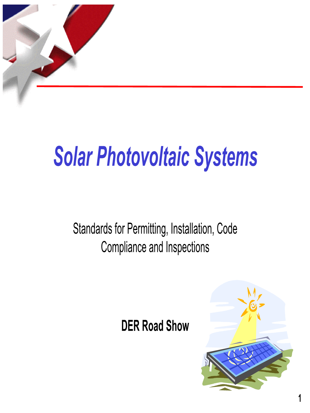 Solar Photovoltaic Systems