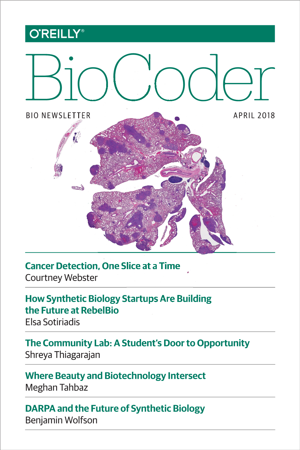 Biocoder BIO NEWSLETTER APRIL 2018