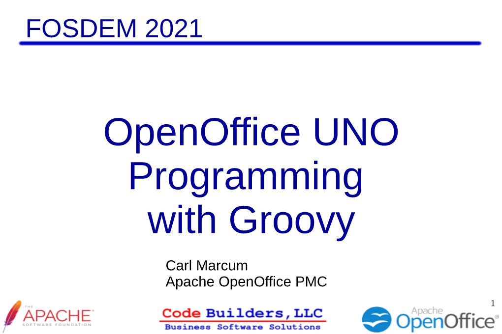 Openoffice UNO Programming with Groovy (Slides)