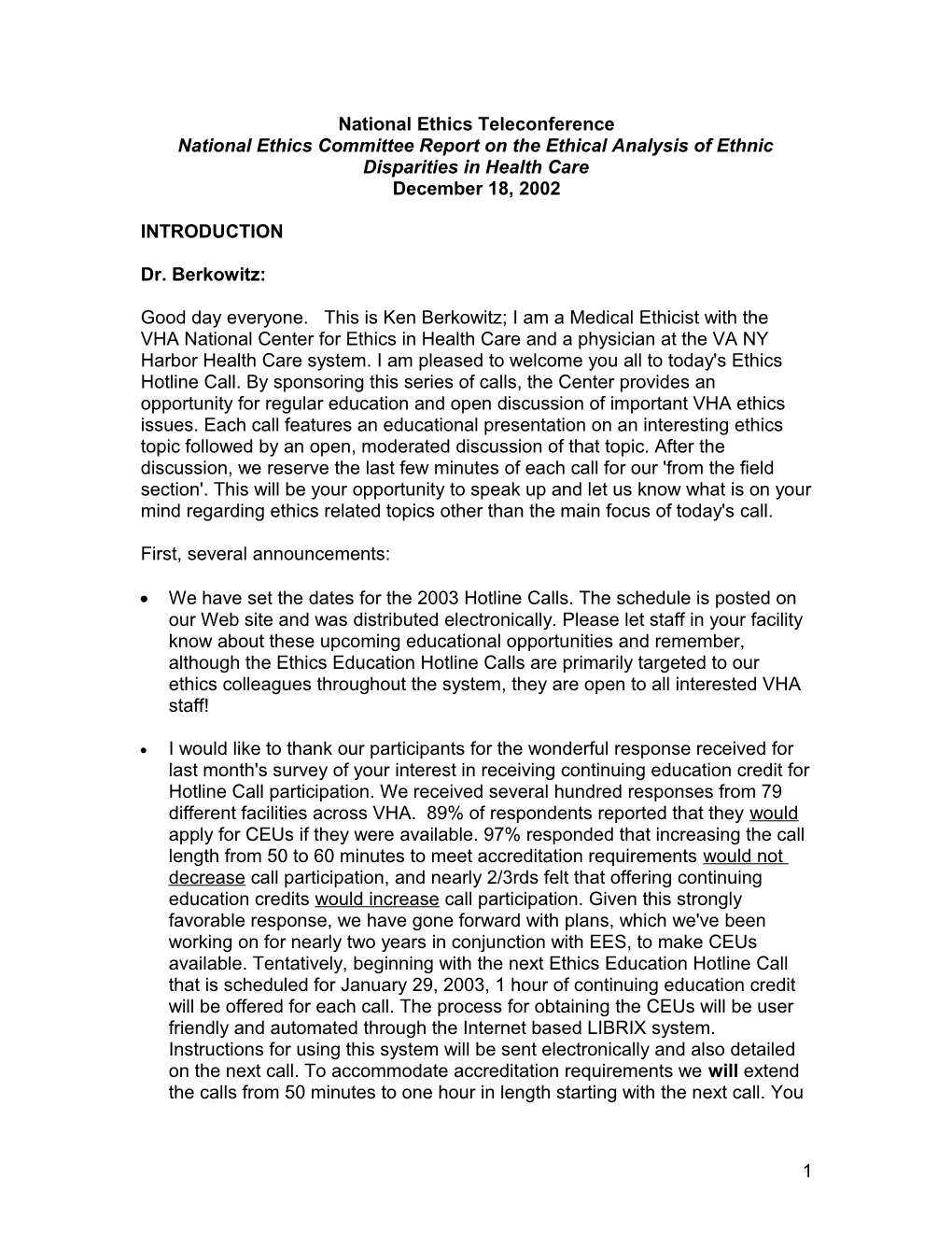 An Ethical Analysis Of Ethnic Disparities In Health Care - U.S. Department Of Veterans Affairs