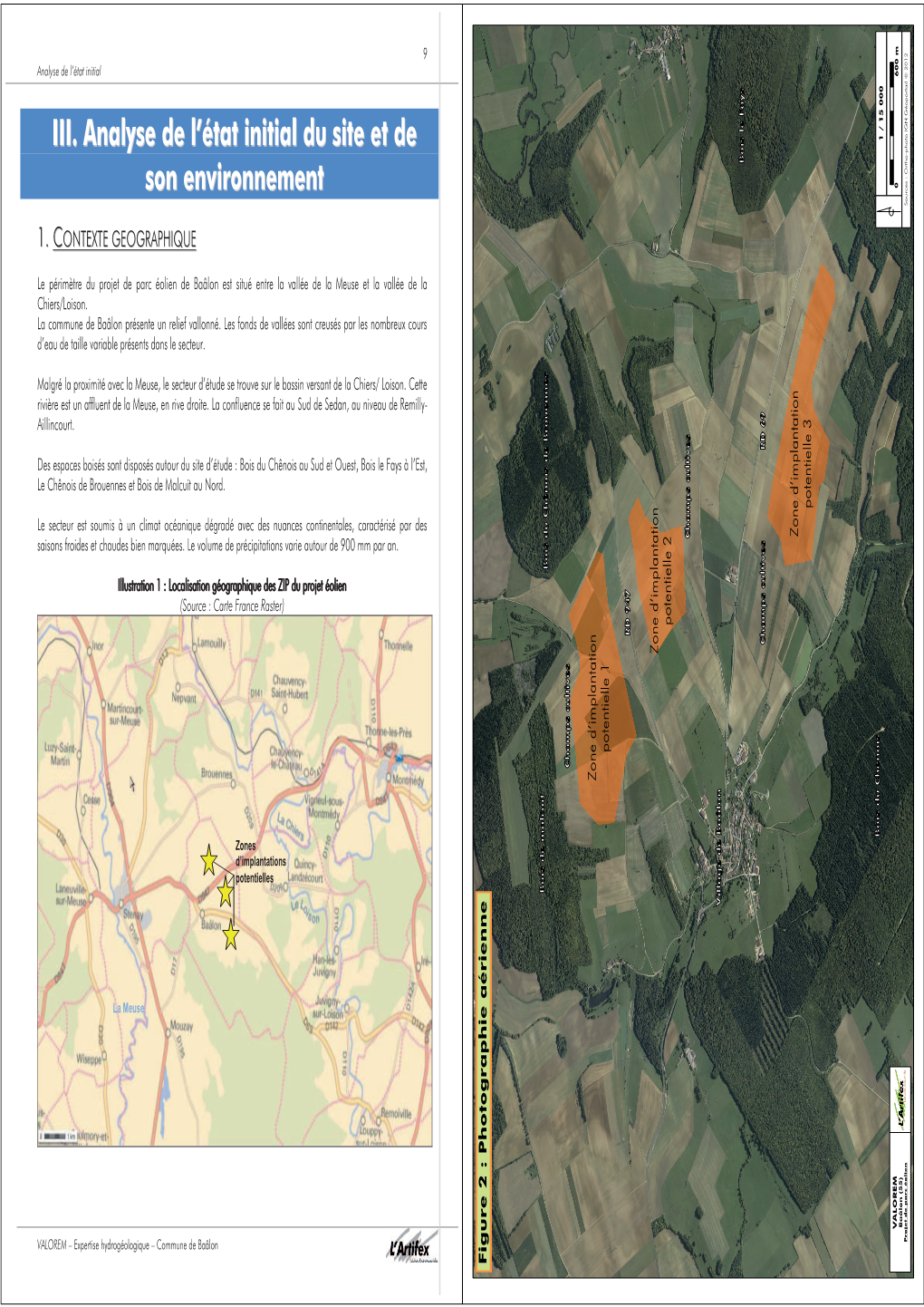 III. Analyse De L'état Initial Du Site Et De