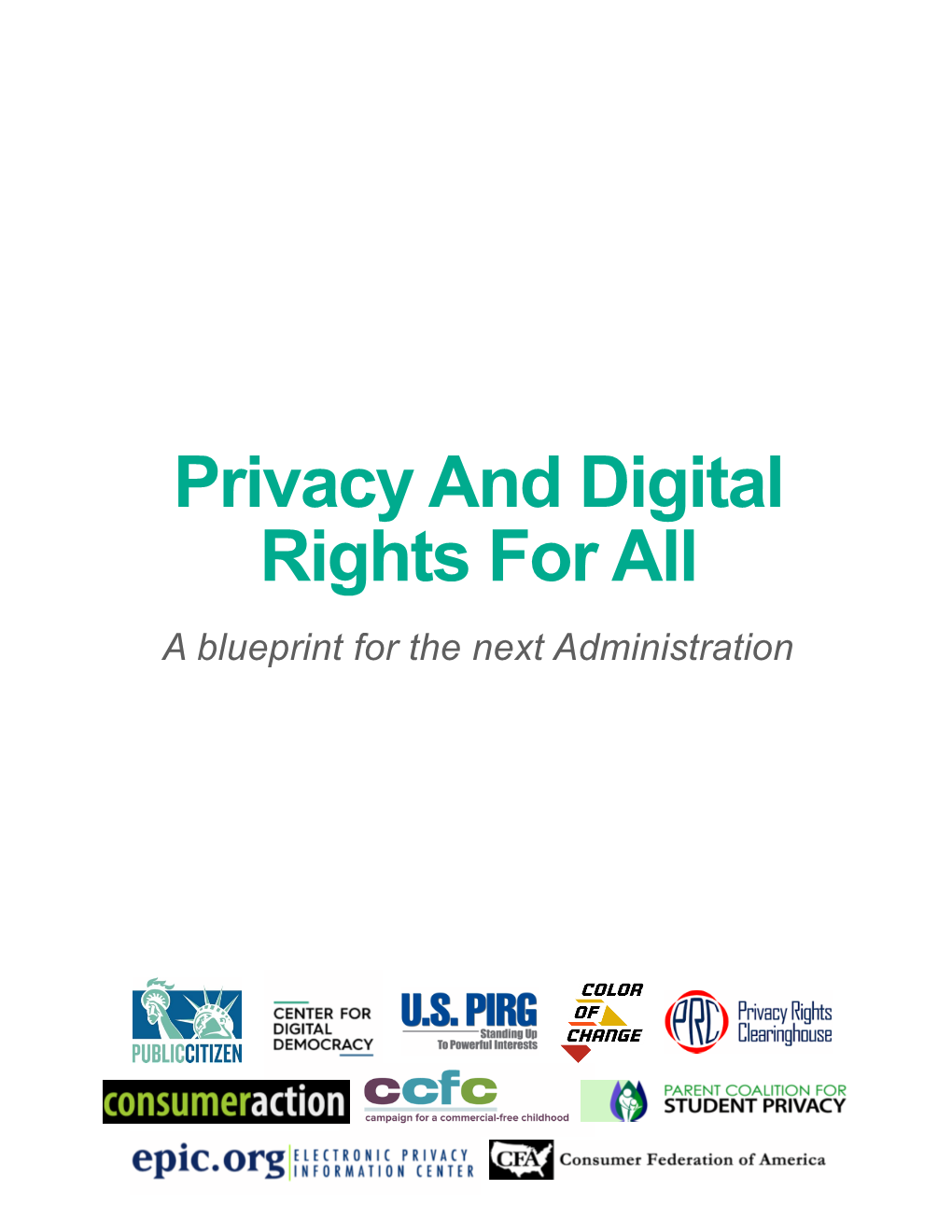 Protect Privacy and Digital Rights For