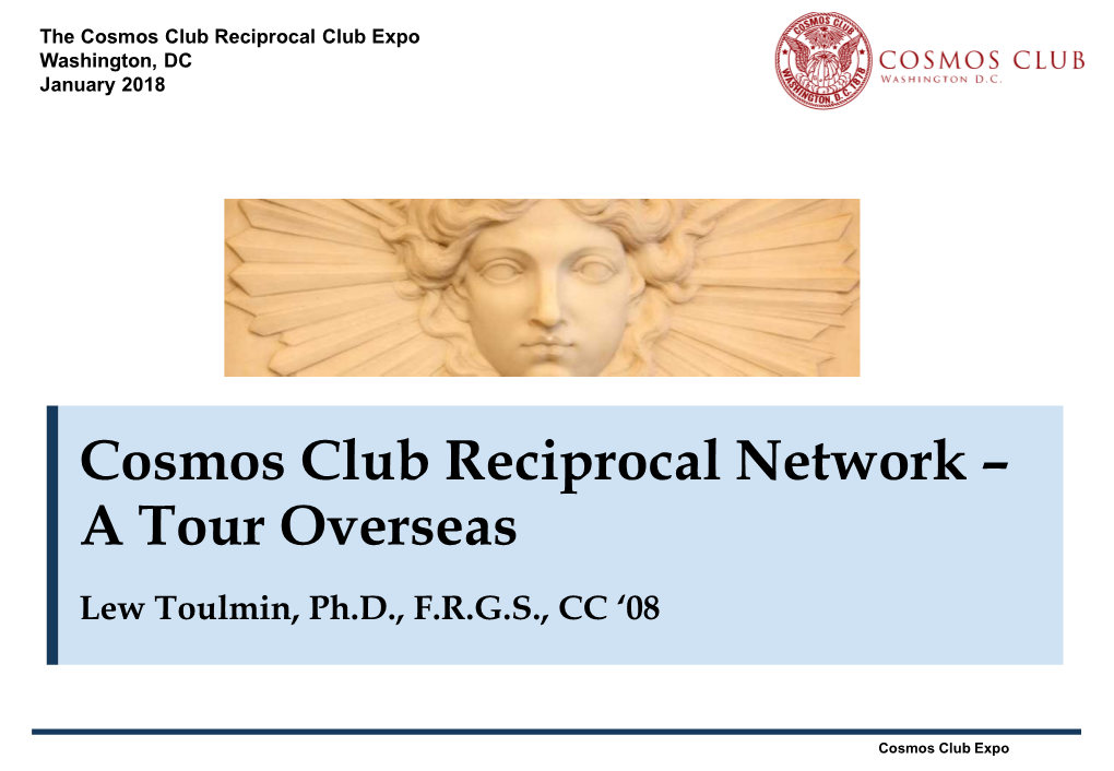 Reciprocal Clubs Briefing