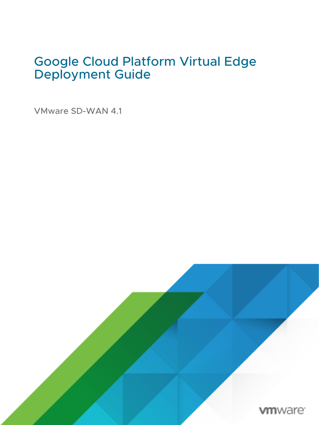 Google Cloud Platform Virtual Edge Deployment Guide