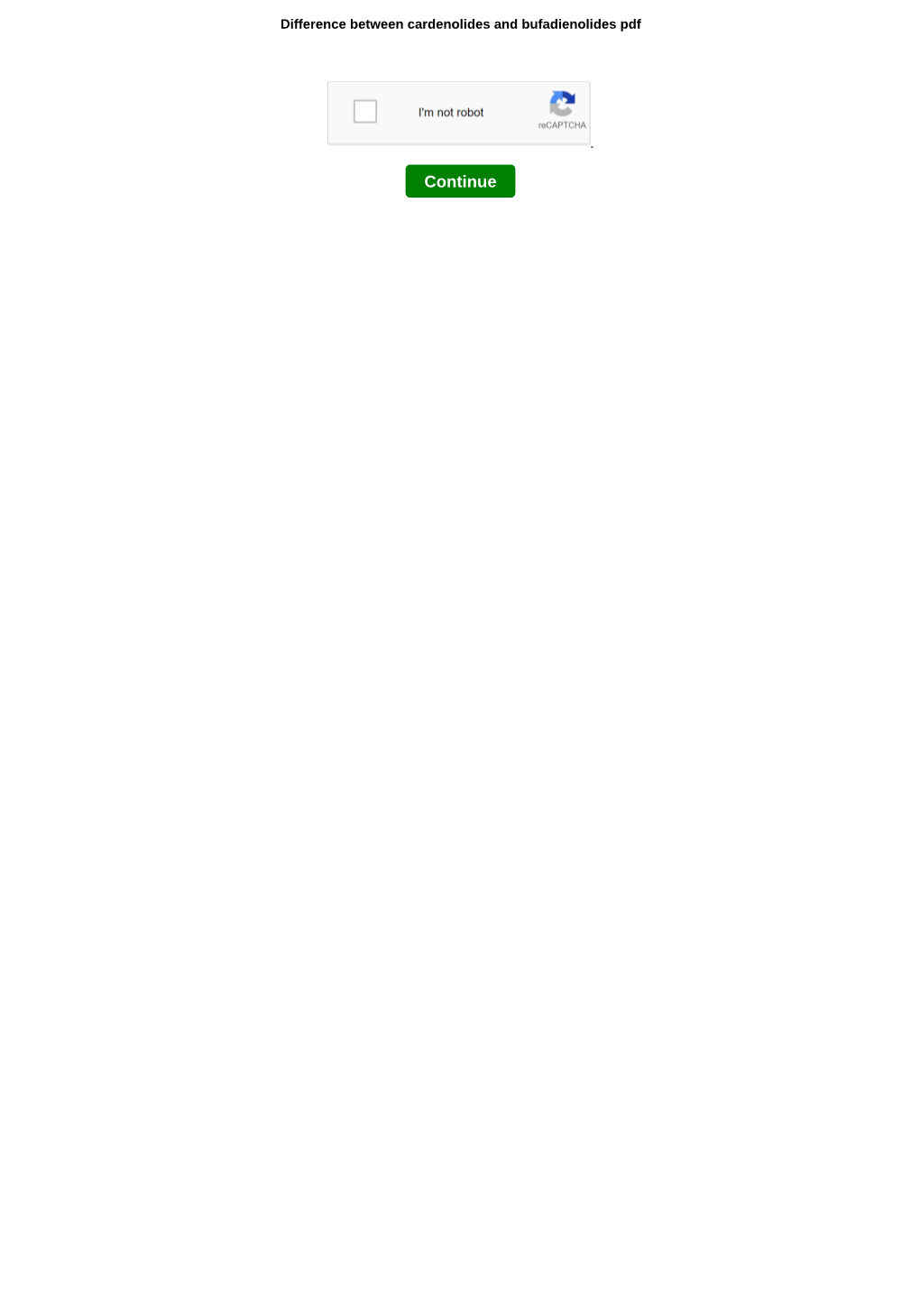 Difference Between Cardenolides and Bufadienolides Pdf