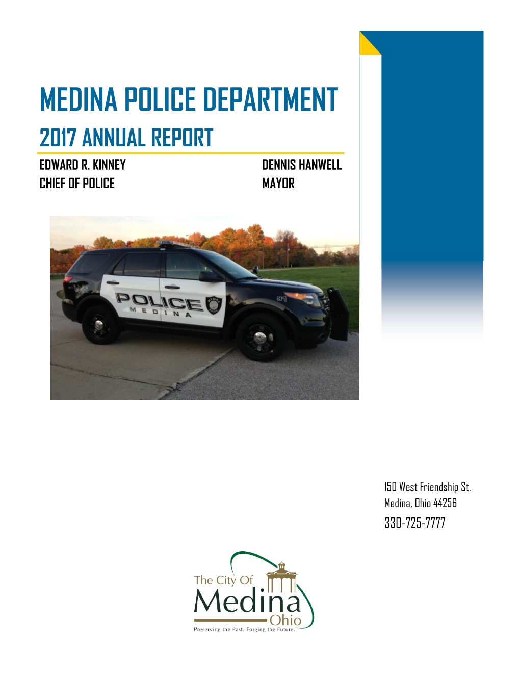 Medina Police Department 2017 Annual Report Edward R