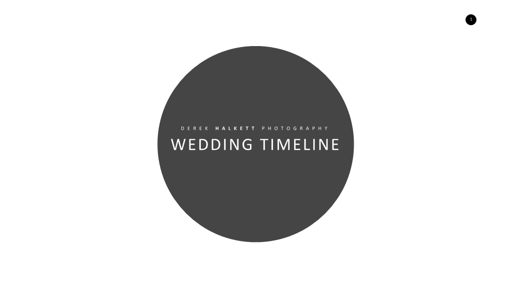 Wedding Timeline 2