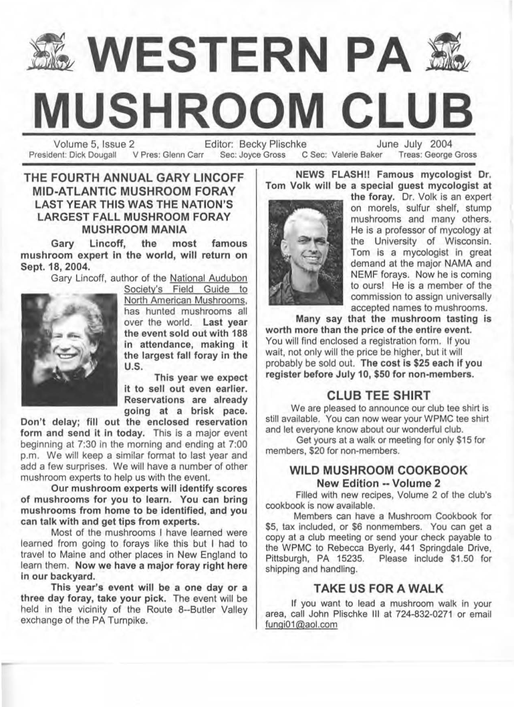 & Western Pa :& Mushroom Club