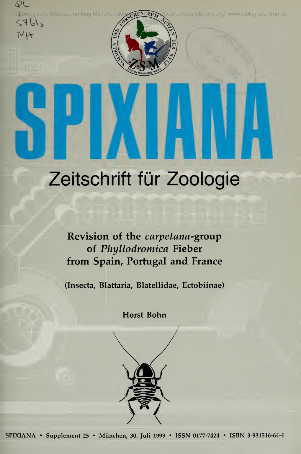 Zeitschrift Für Zoologie