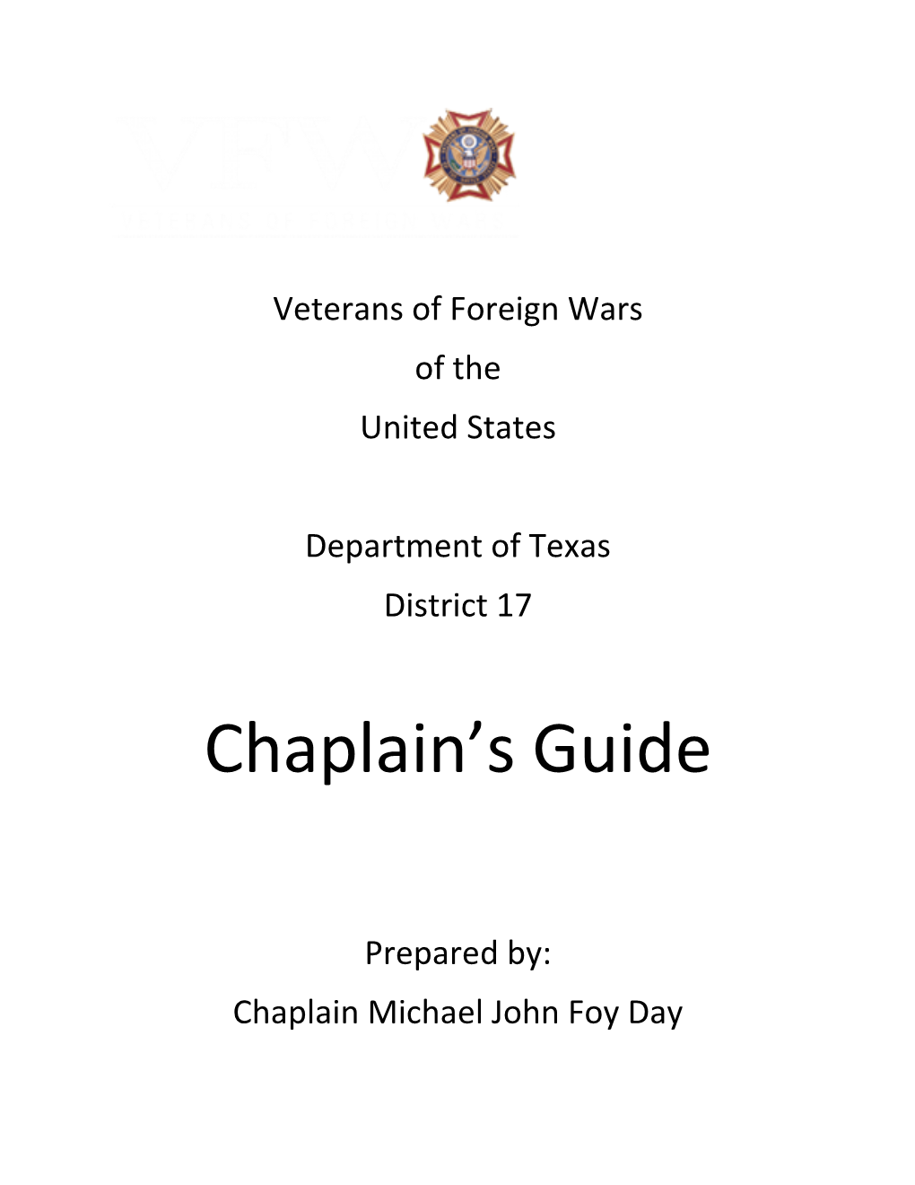 District Chaplain Guide
