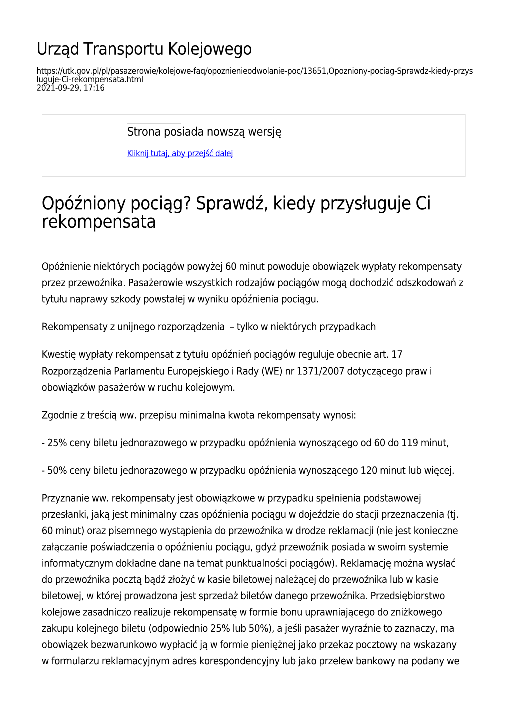 Opóźniony Pociąg? Sprawdź, Kiedy Przysługuje Ci Rekompensata