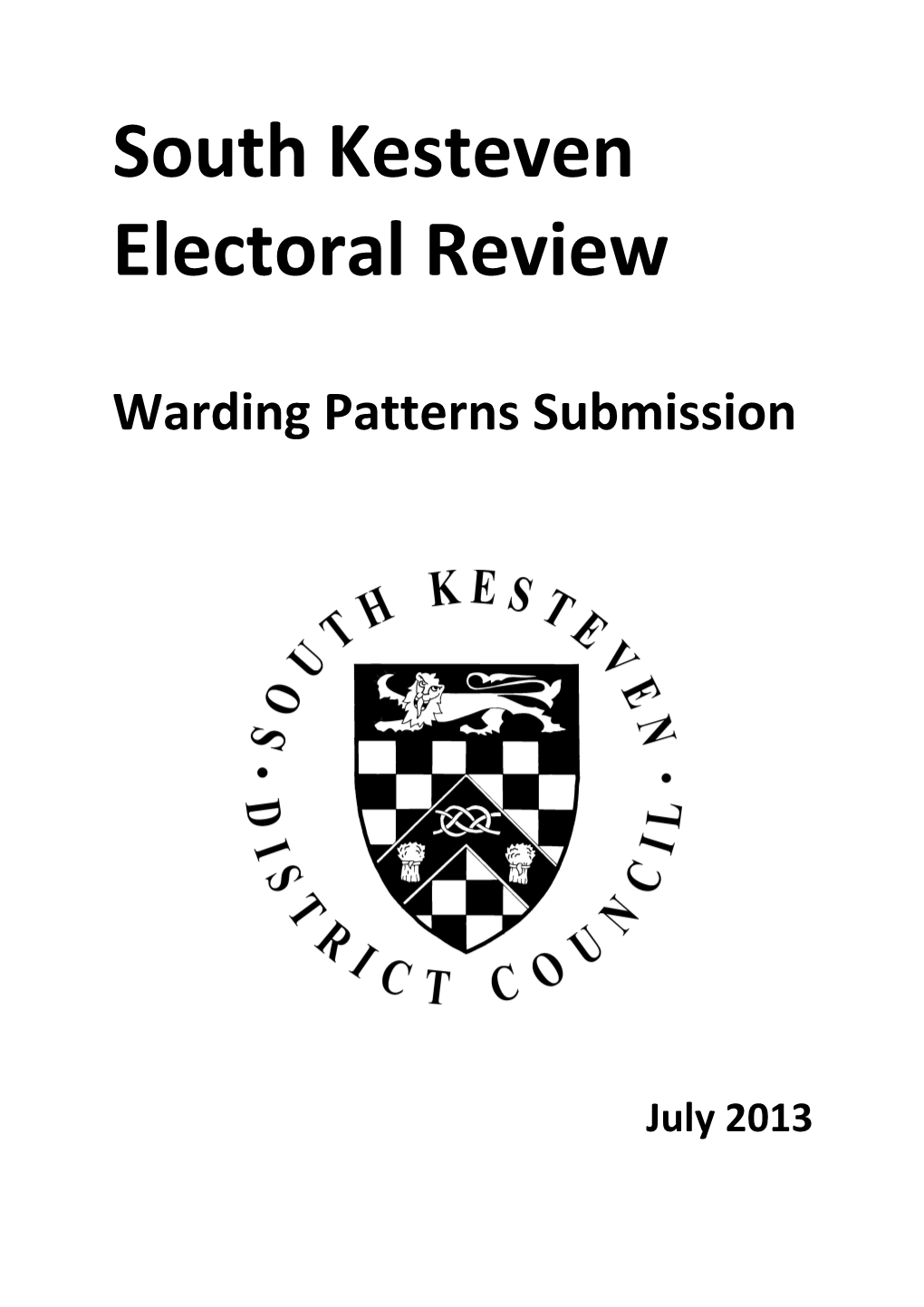 South Kesteven Electoral Review