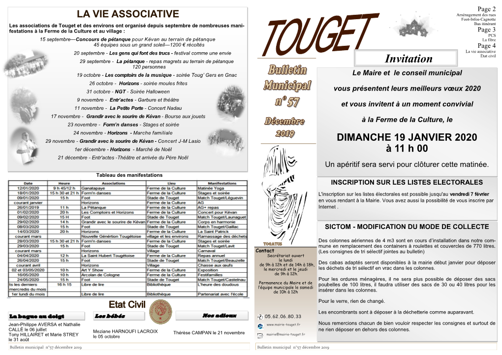 Invitation 120 Personnes