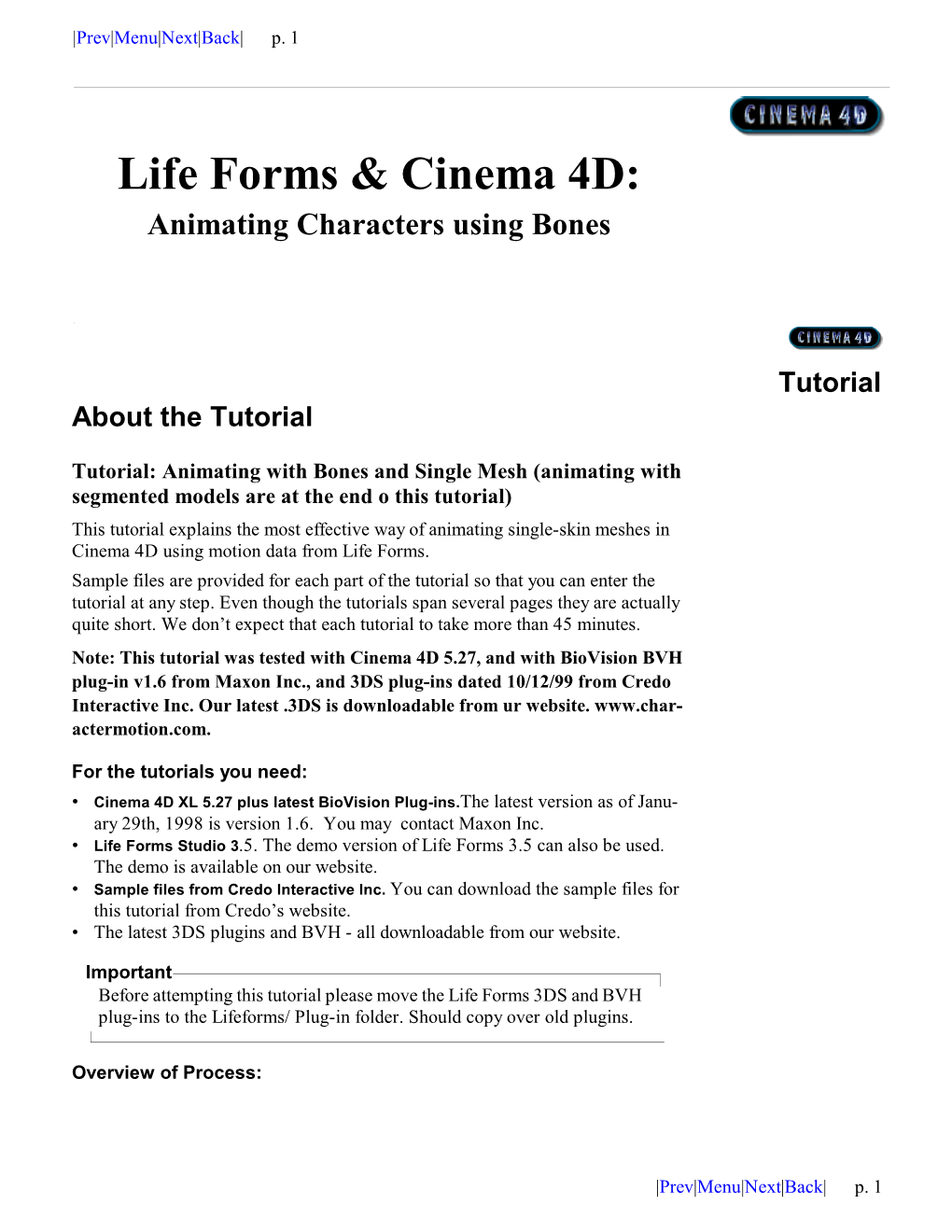 Life Forms & Cinema